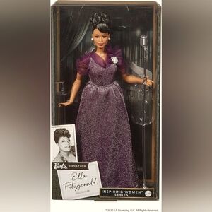 RARE NEW IN BOX - Mattel Inspiring Women Ella Fitzgerald Barbie